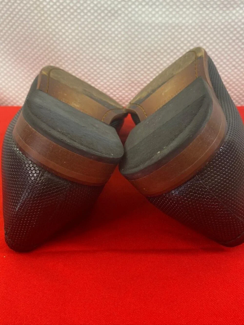 ): Steve Madden P-Ancher Black Textured Penny Loafers Size 11D